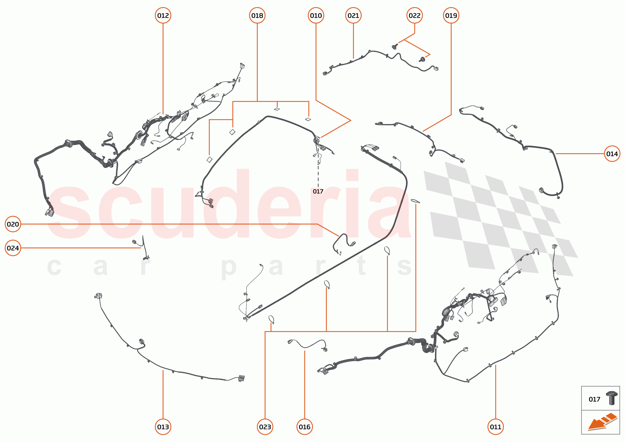 44 - WIRING HARNESS - 44.3 - NON-BODY WIRING HARNESS of McLaren McLaren 750S Spider