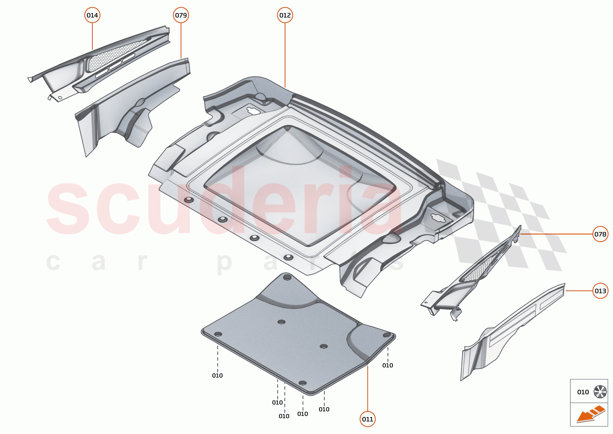 6 - PANELS - 6.4 - BULKHEAD of McLaren McLaren 720S Spider