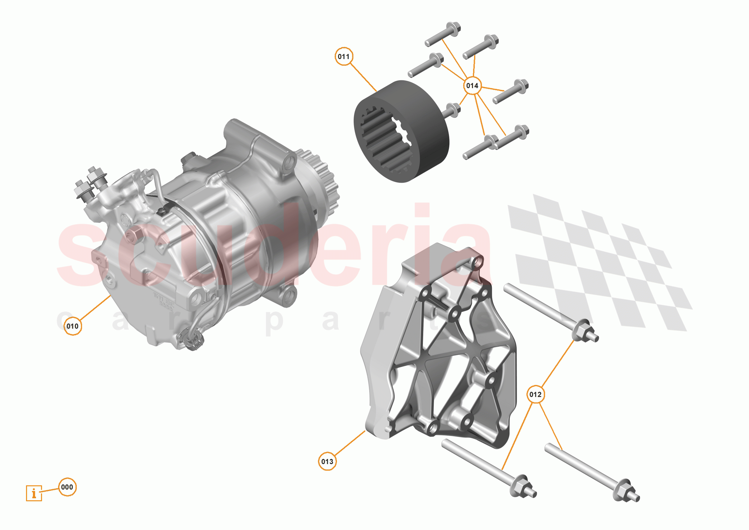 36 - ENGINE ANCILLIARIES - 36.1 - HVAC COMPRESSOR of McLaren McLaren P1 Coupe