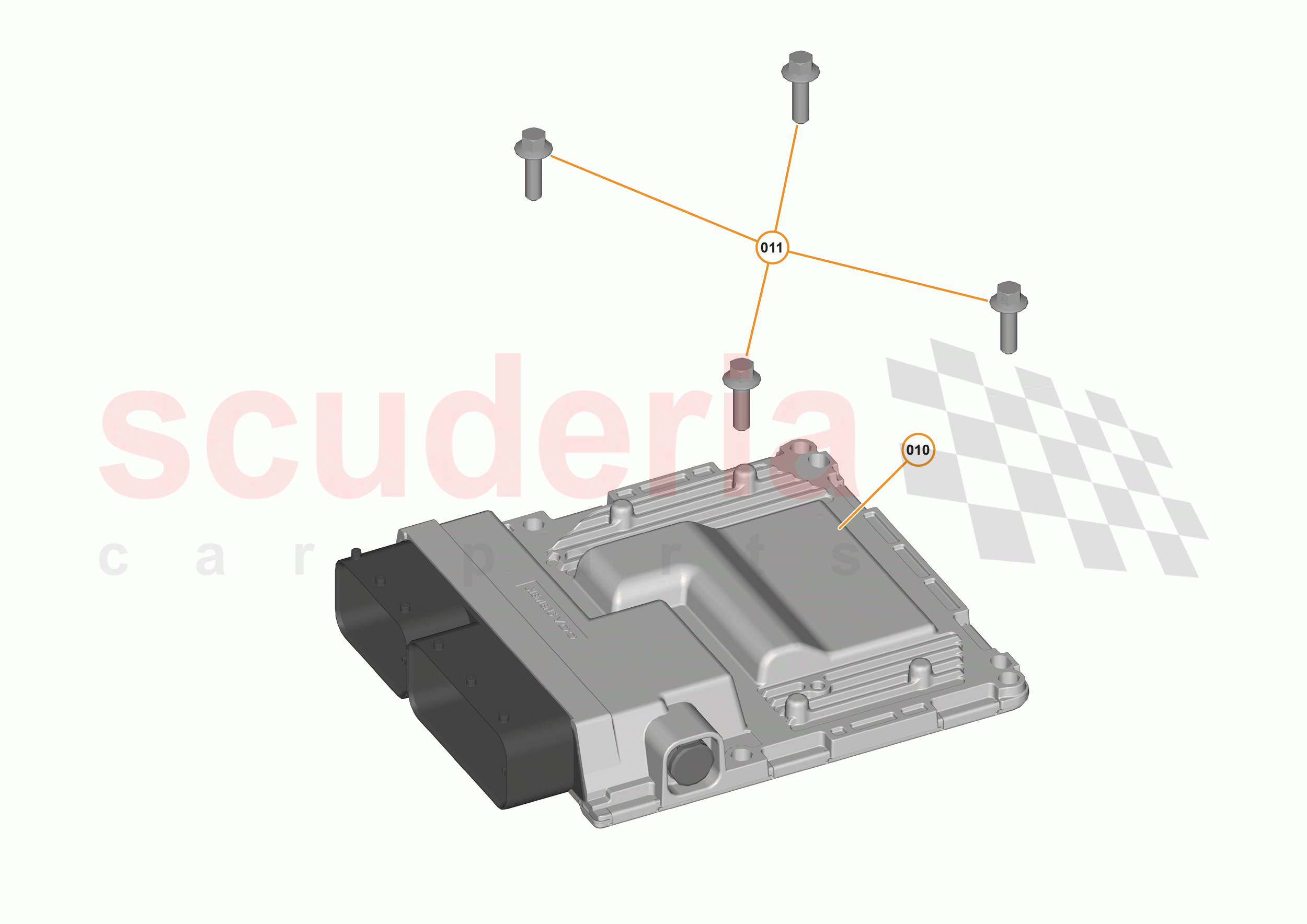 38 - TRANSMISSION - 38.3 - POWERTRAIN & CHASSIS CONTROL UNIT of McLaren McLaren 540C Coupe