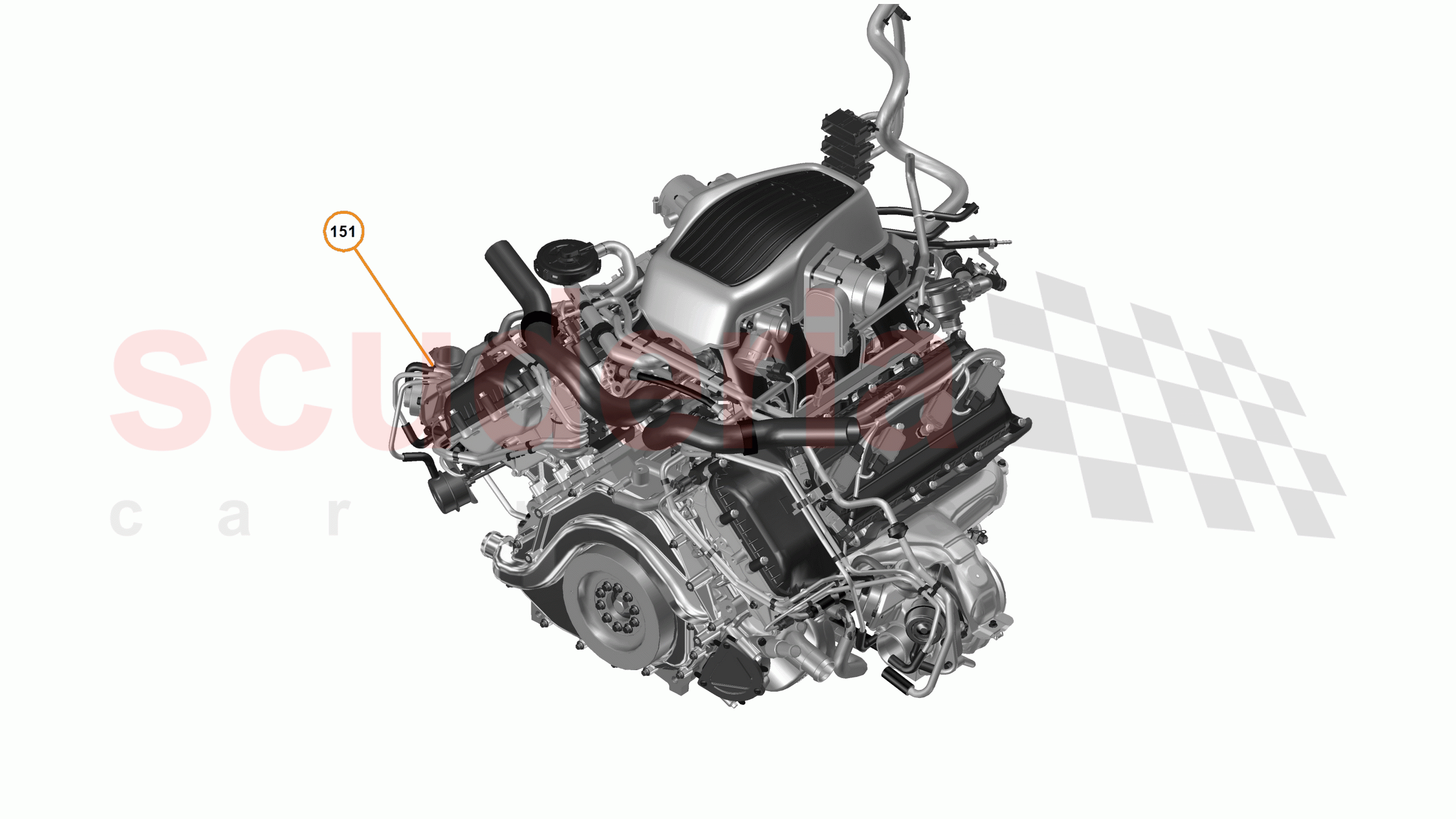 16 - F1 - POWER UNIT - 16.17 - 01 - POWER UNIT - ENGINE ASSEMBLIES & SHORT BLOCK of McLaren McLaren 650S Spider