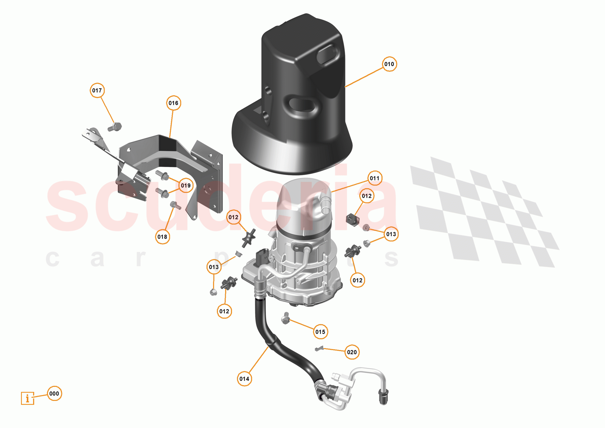 25 - STEERING - 25.2 - STEERING PUMP of McLaren McLaren P1 Coupe