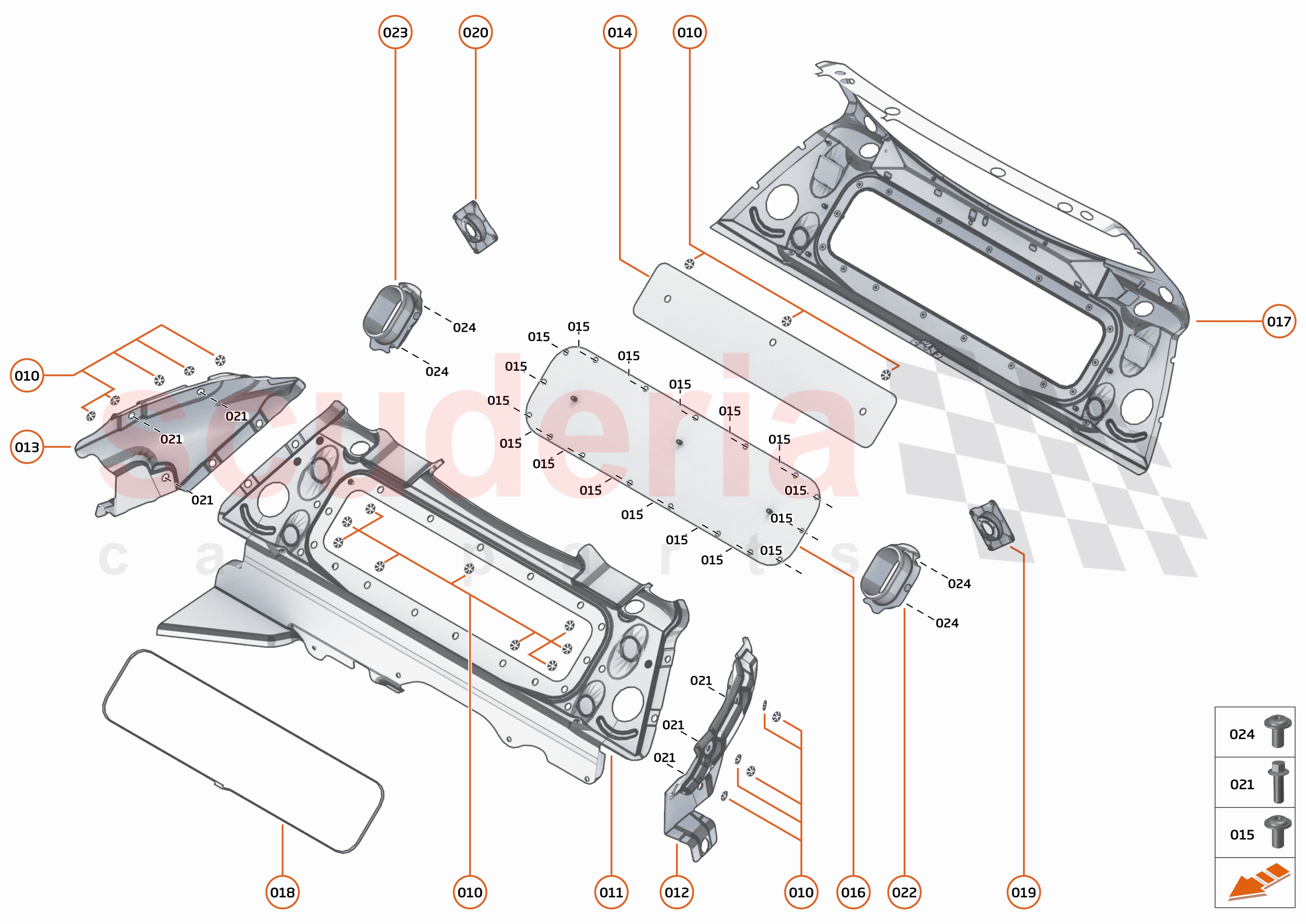 5 - PANELS - 5.4 - BULKHEAD of McLaren McLaren 620R