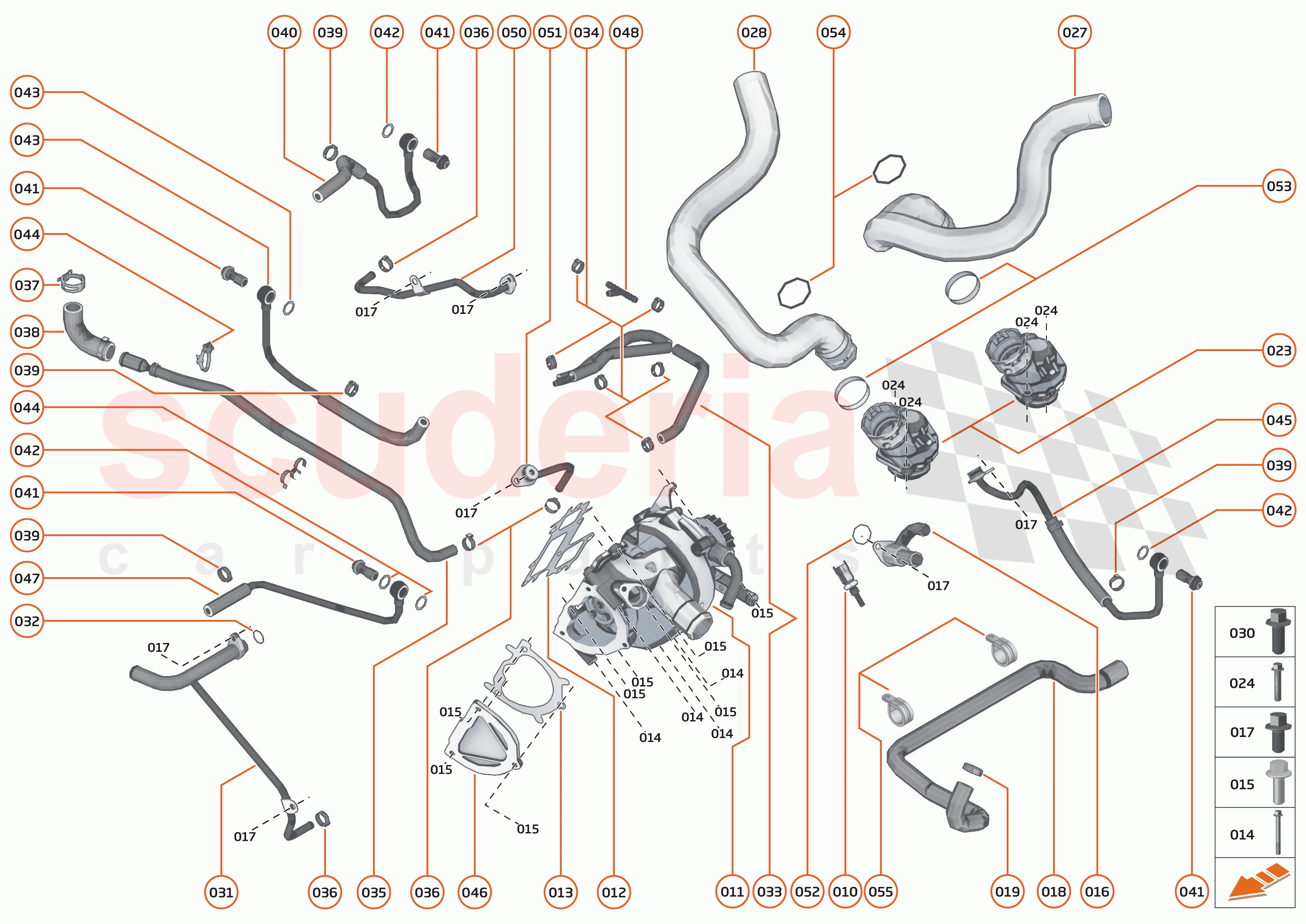 23 - ENGINE - 23.11 - ENGINE WATER PUMP & WATER CIRCUIT of McLaren McLaren Senna GTR