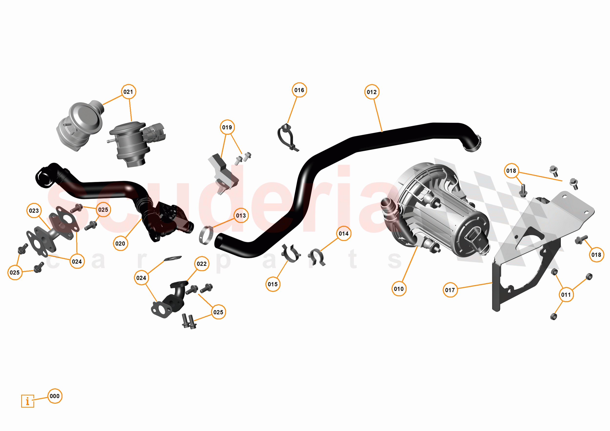 32 - ENGINE - 32.12 - SECONDARY AIR SYSTEM of McLaren McLaren P1 Coupe