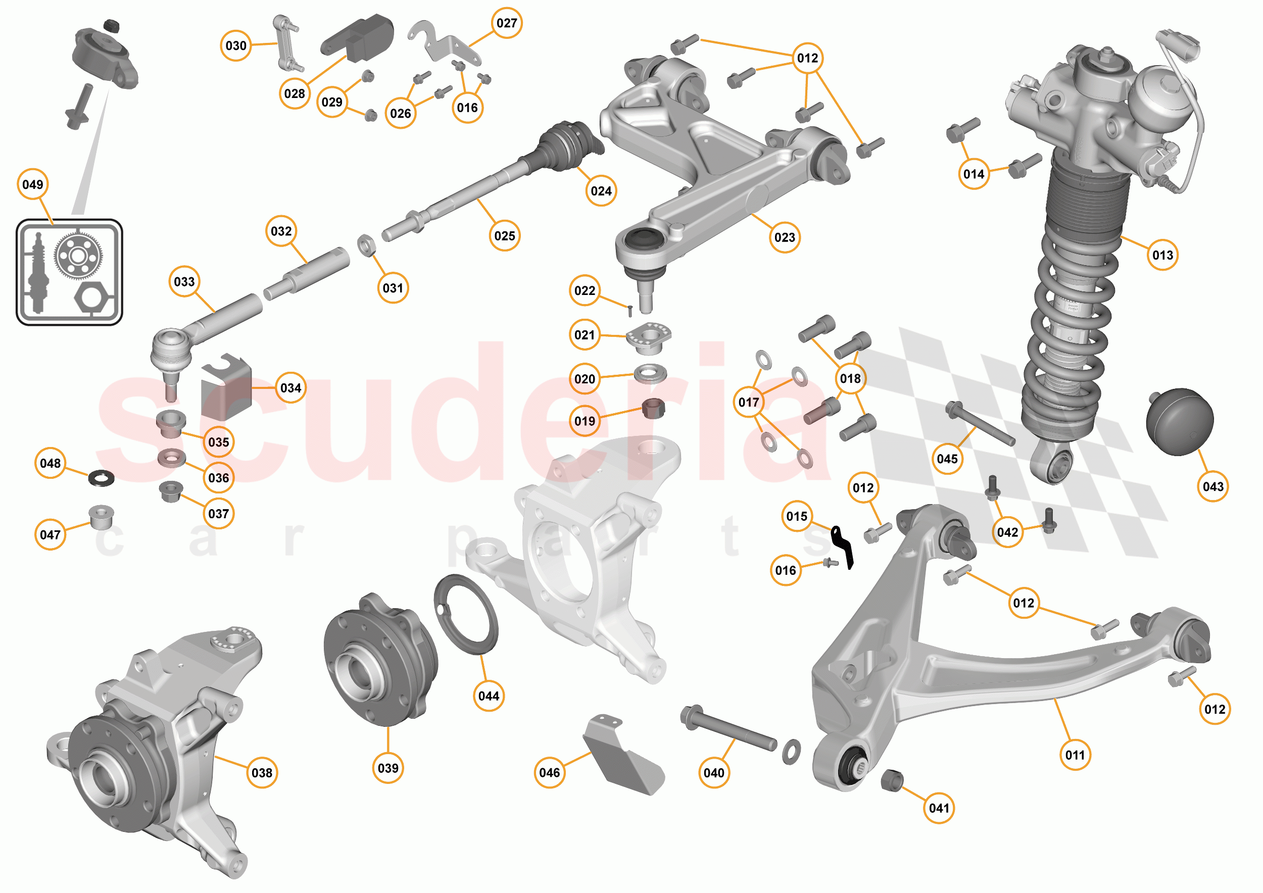 7 - B2 - REAR SUSPENSION - 7.2 - 02 - REAR SUSPENSION RH of McLaren McLaren 675LT Spider