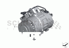 Air-conditioner compressor of Rolls Royce Rolls Royce Phantom Drophead Coupe