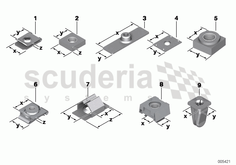 MECHANICAL CONNECTION ELEMENTS of Rolls Royce Rolls Royce Ghost Series I (2009-2014)