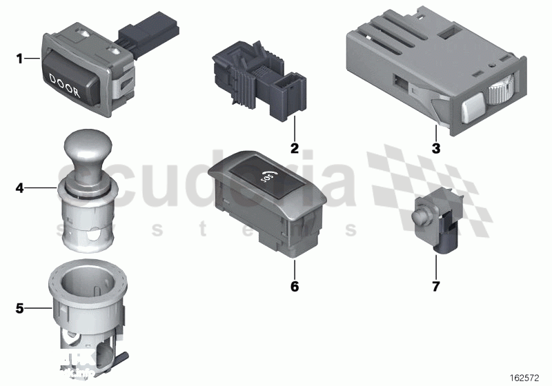 Various switches/Cigar lighter of Rolls Royce Rolls Royce Phantom Extended Wheelbase