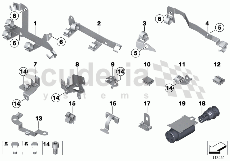 Cable Harness Fixings of Rolls Royce Rolls Royce Phantom Drophead Coupe