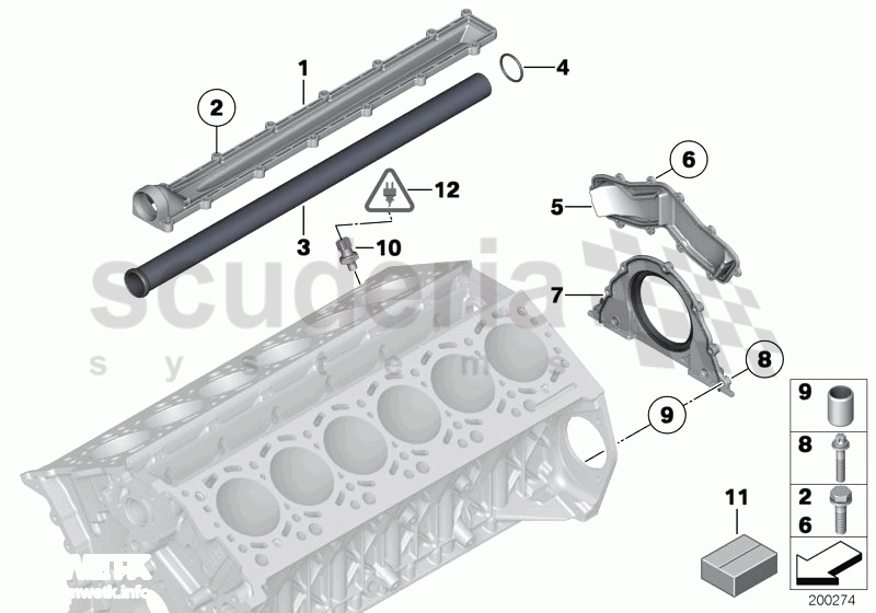 Engine Block Mounting Parts of Rolls Royce Rolls Royce Ghost Series I (2009-2014)