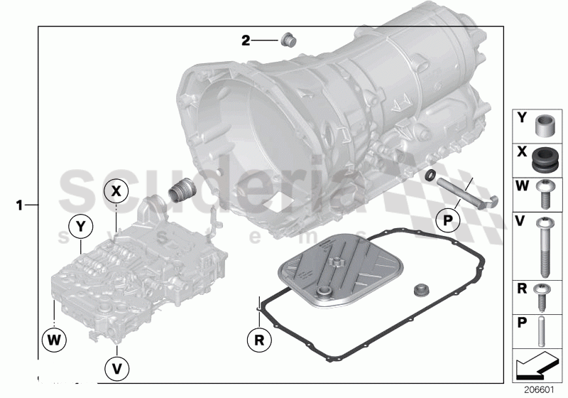 GA8HP90Z Selector shaft of Rolls Royce Rolls Royce Ghost Series I (2009-2014)