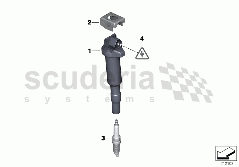 Ignition coil/spark plug of Rolls Royce Rolls Royce Ghost Series I (2009-2014)
