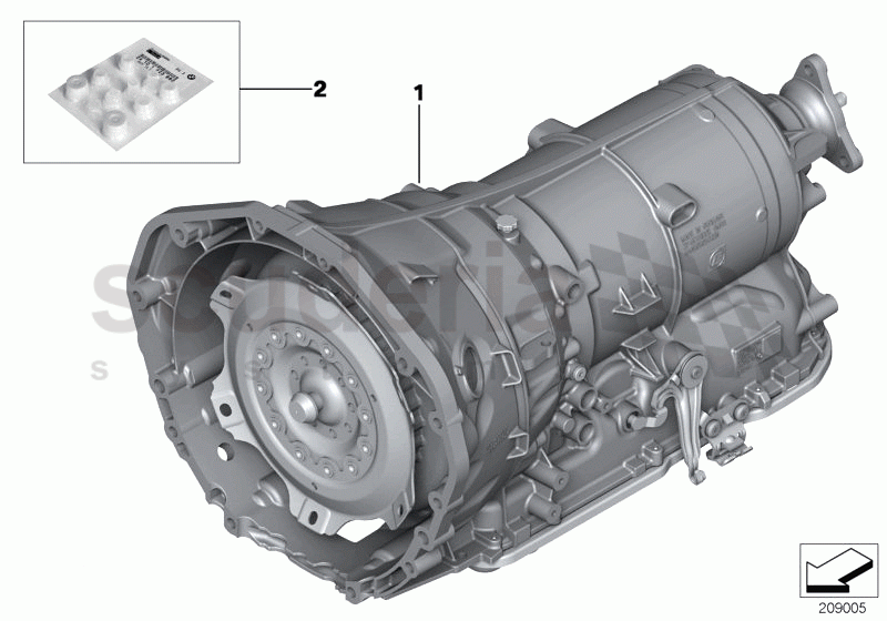 Automatic transmission GA8HP90Z of Rolls Royce Rolls Royce Ghost Series I (2009-2014)