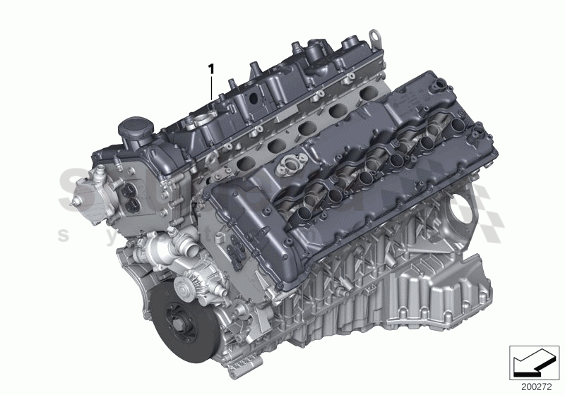 Short Engine of Rolls Royce Rolls Royce Ghost Series I (2009-2014)
