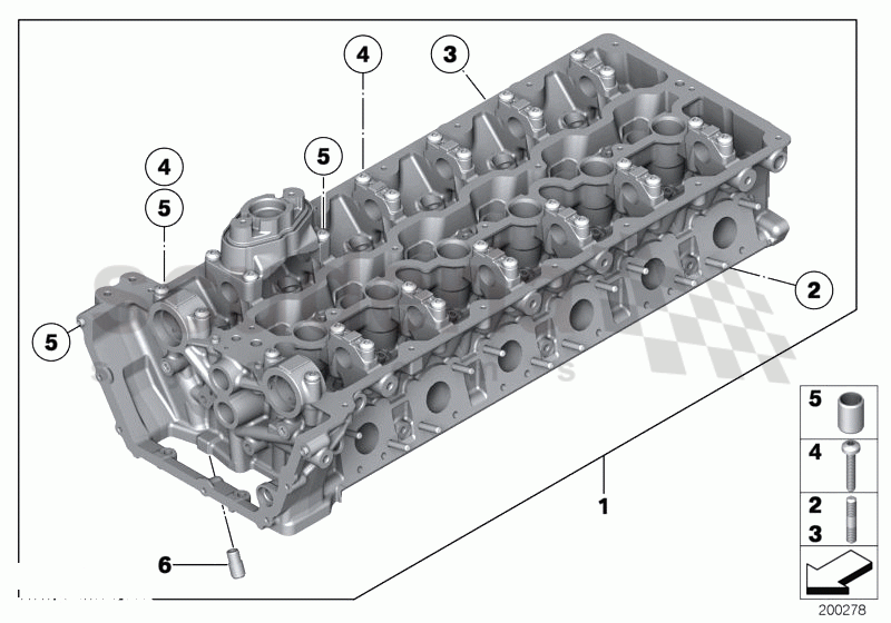 Cylinder head of Rolls Royce Rolls Royce Ghost Series I (2009-2014)