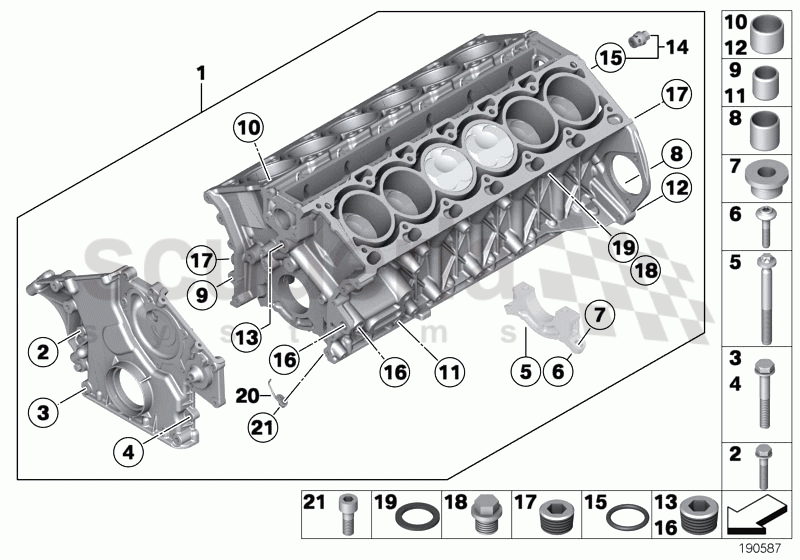 Engine Block of Rolls Royce Rolls Royce Phantom Extended Wheelbase
