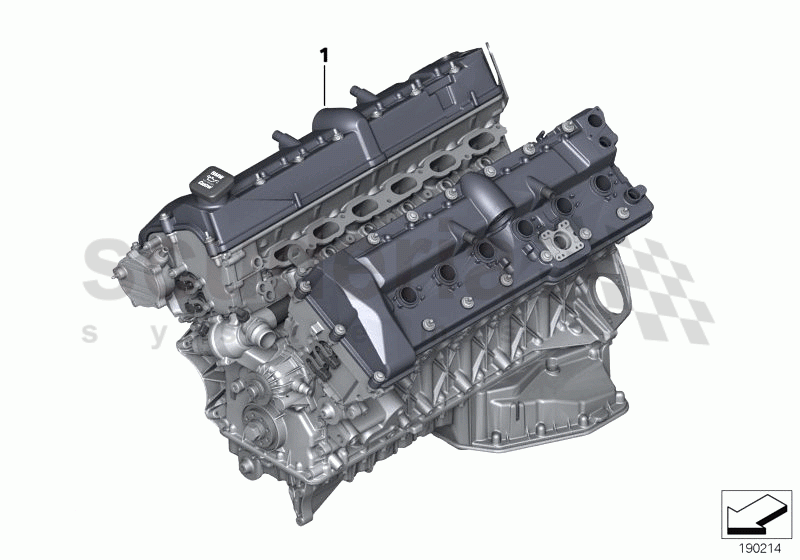 Short Engine of Rolls Royce Rolls Royce Phantom