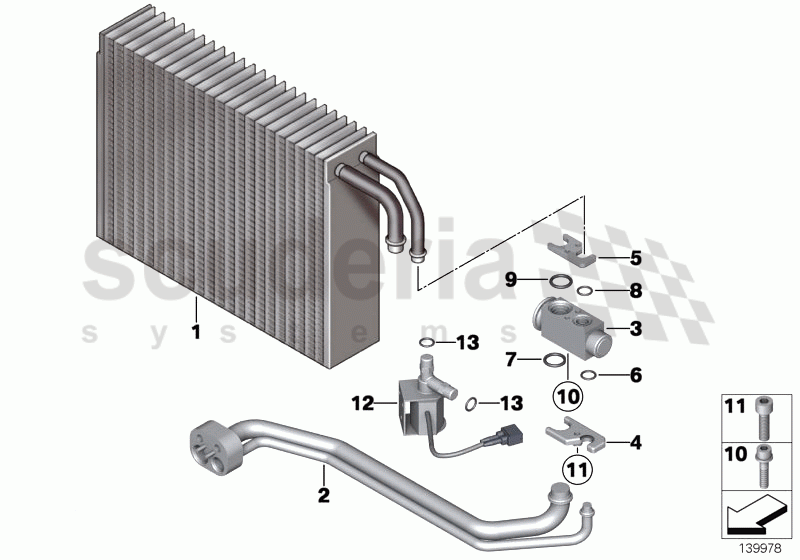 Evaporator / Expansion valve of Rolls Royce Rolls Royce Phantom Coupe