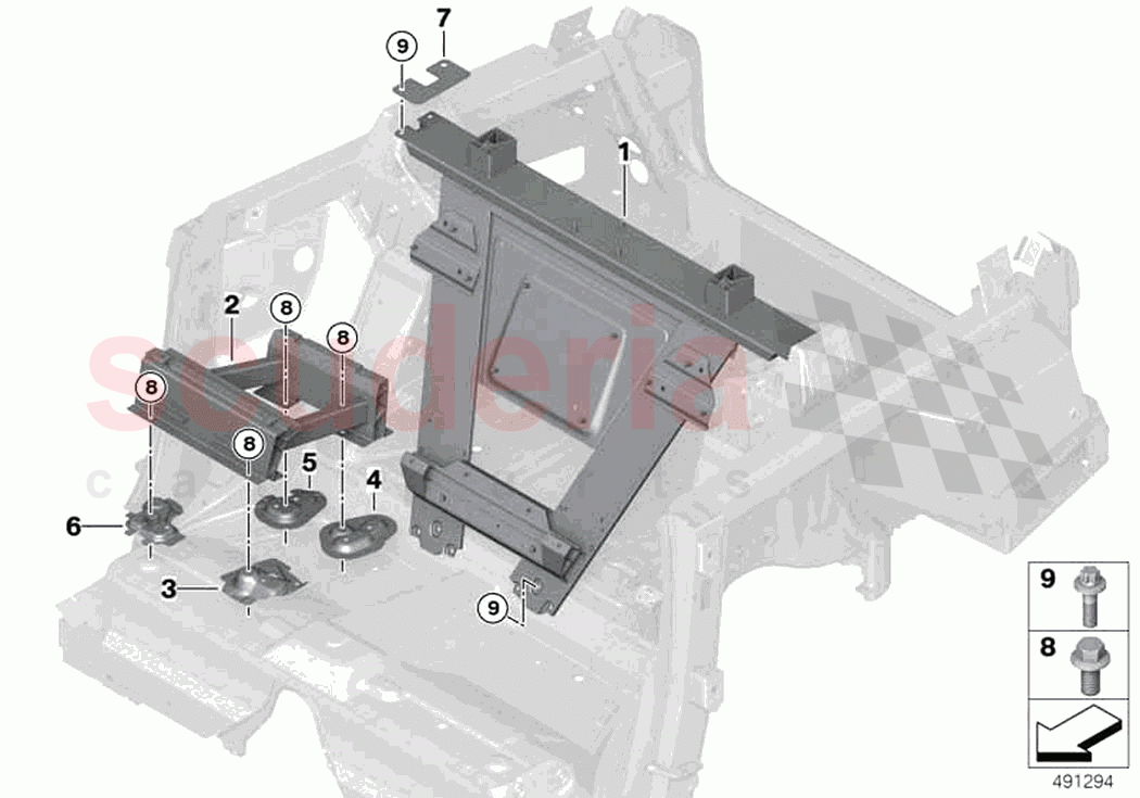 Partition trunk of Rolls Royce Rolls Royce Cullinan RR31(2017-2023)