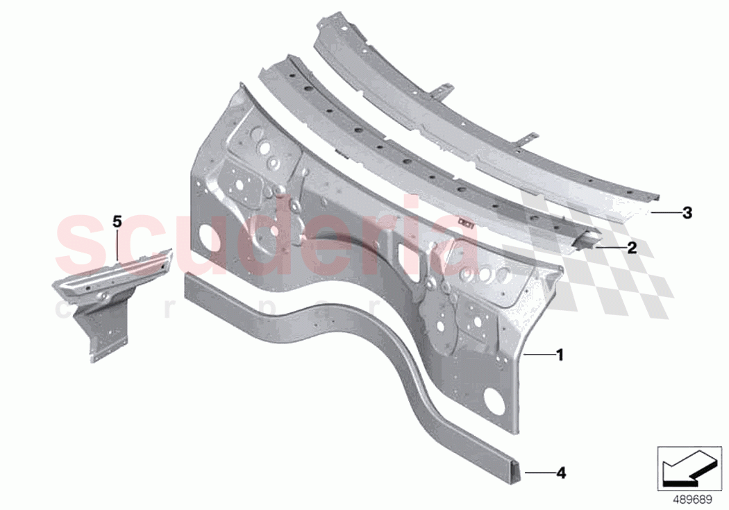 Splash wall parts of Rolls Royce Rolls Royce Cullinan RR31(2017-2023)