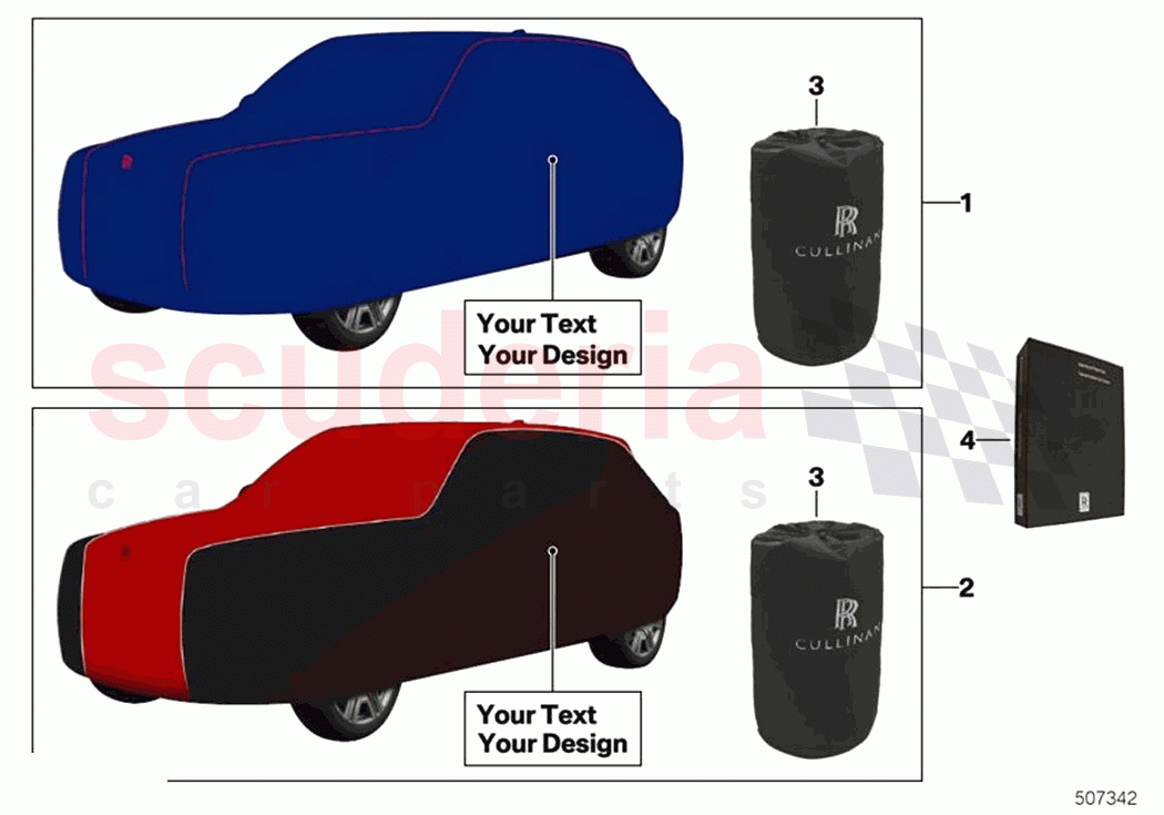 Car cover indoor tailored of Rolls Royce Rolls Royce Cullinan RR31(2017-2023)