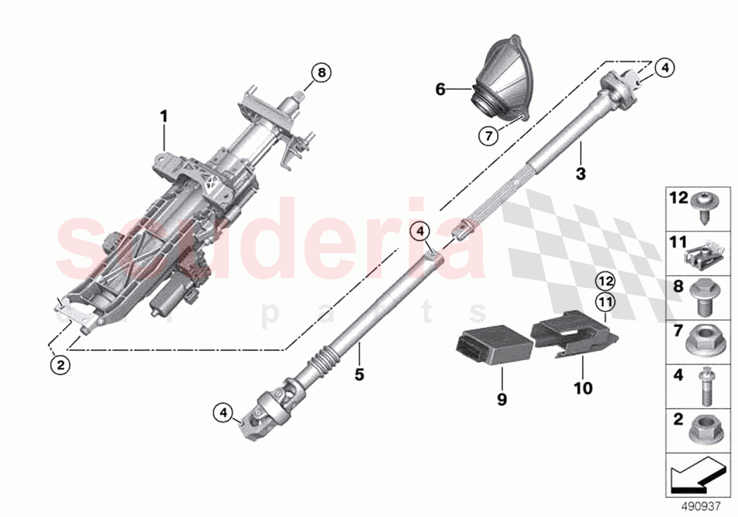 Add on parts electr steering column adj of Rolls Royce Rolls Royce Cullinan RR31(2017-2023)