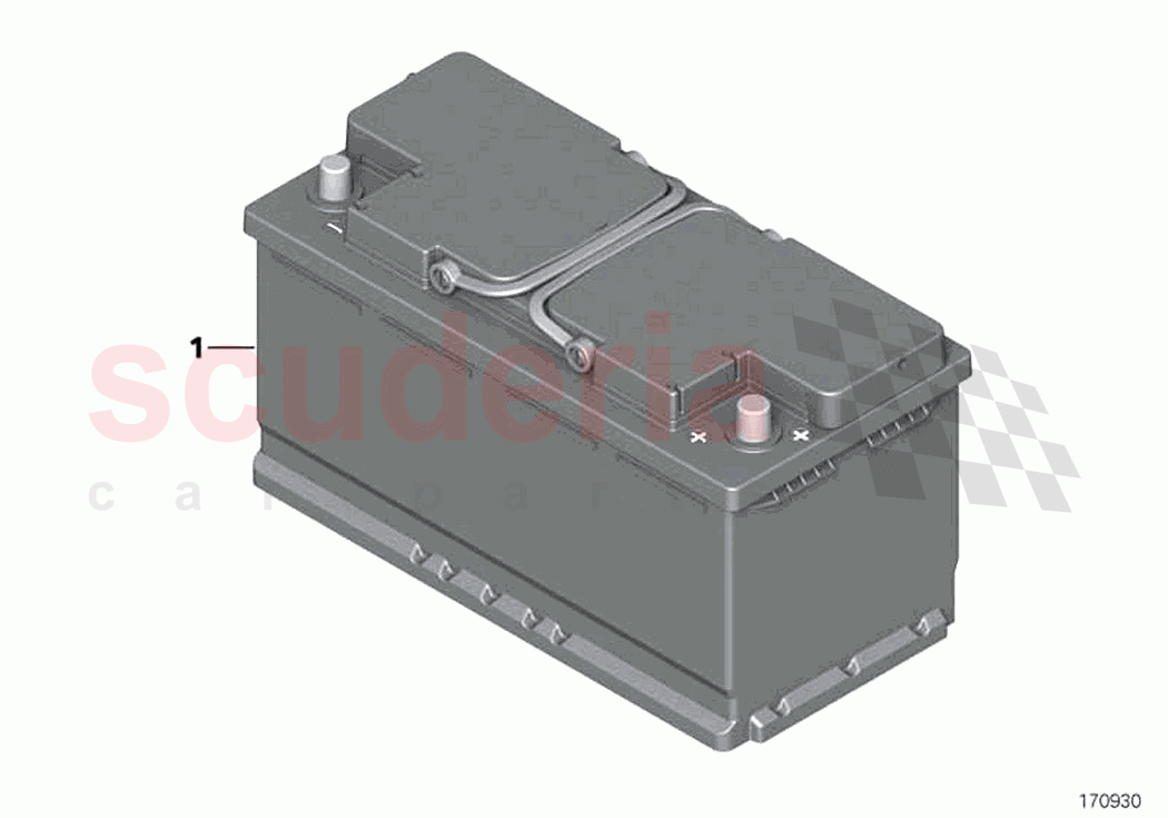 Original BMW battery of Rolls Royce Rolls Royce Cullinan RR31(2017-2023)