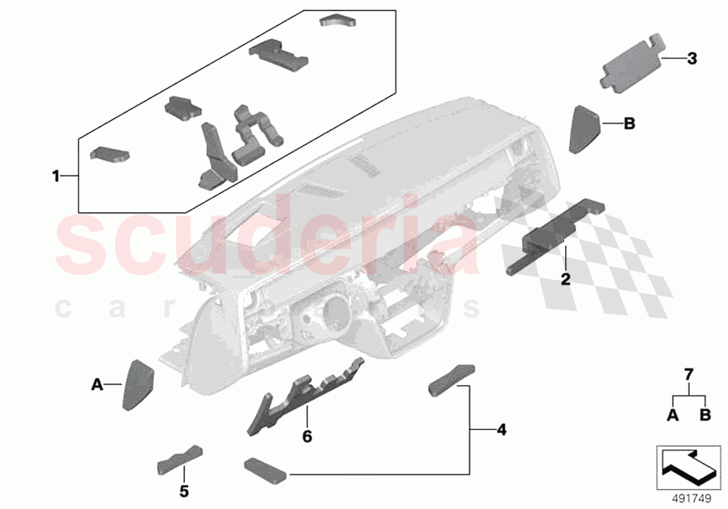 Sound insulation front II of Rolls Royce Rolls Royce Cullinan RR31(2017-2023)