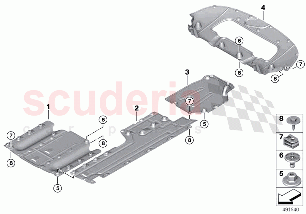 Underfloor coating of Rolls Royce Rolls Royce Cullinan RR31(2017-2023)