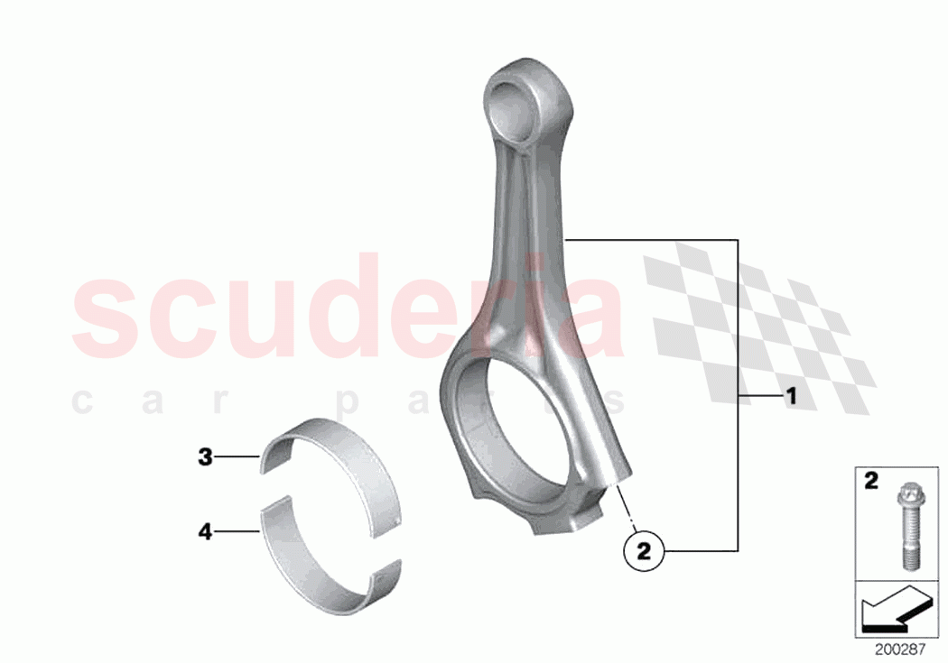 Crankshaft Connecting Rod of Rolls Royce Rolls Royce Dawn RR6(2017-2023)