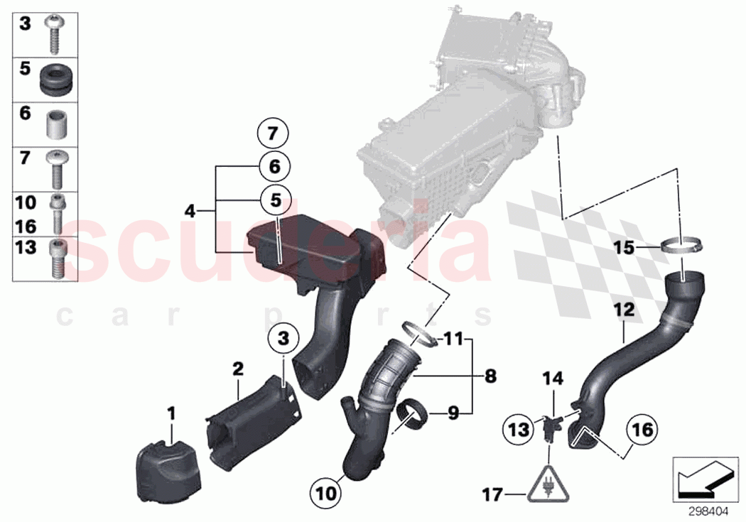Air duct of Rolls Royce Rolls Royce Dawn RR6(2017-2023)