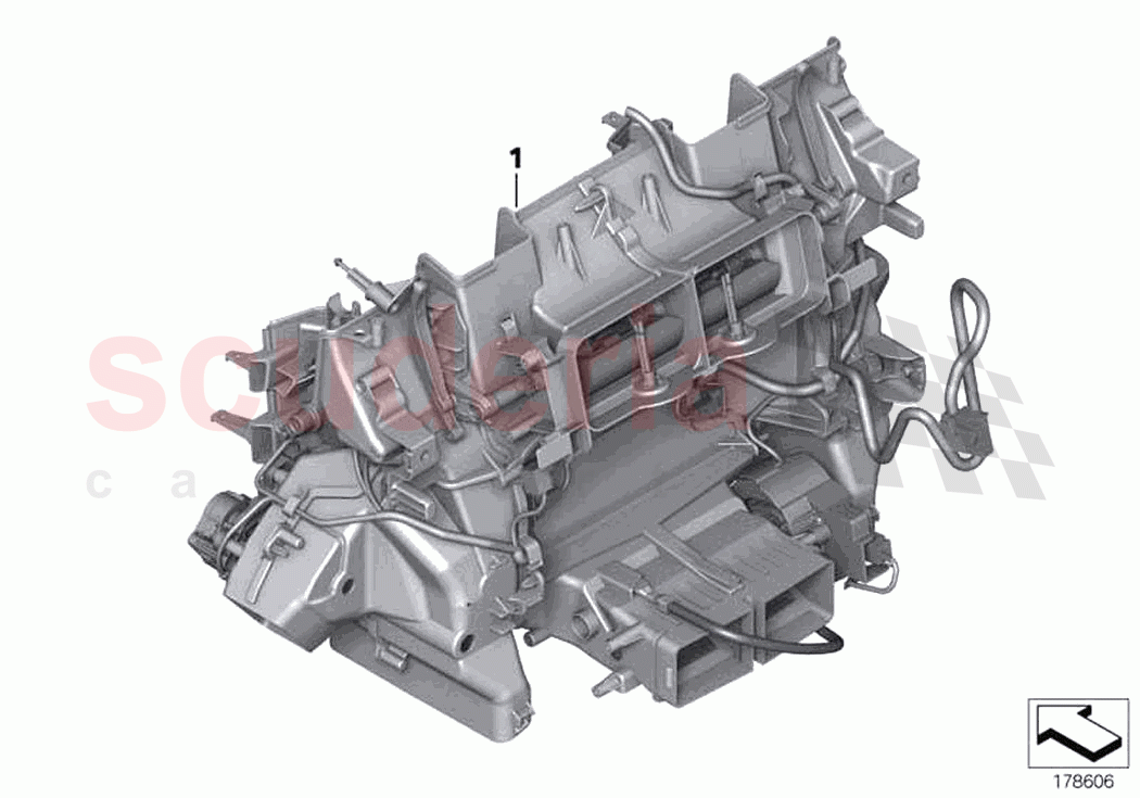 Distr housing air conditioner bottom of Rolls Royce Rolls Royce Dawn RR6(2017-2023)