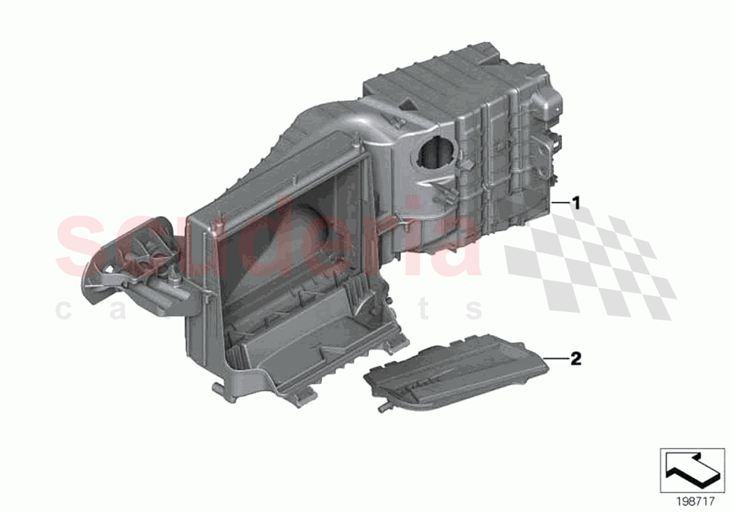 Filter housing of Rolls Royce Rolls Royce Dawn RR6(2017-2023)