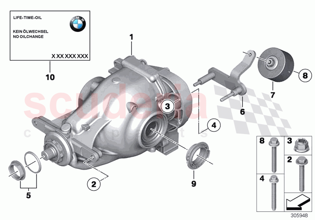 Rear axle drive of Rolls Royce Rolls Royce Dawn RR6(2017-2023)