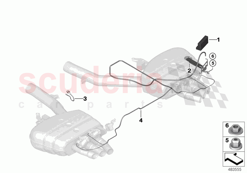 Flap exhaust system of Rolls Royce Rolls Royce Dawn RR6(2017-2023)