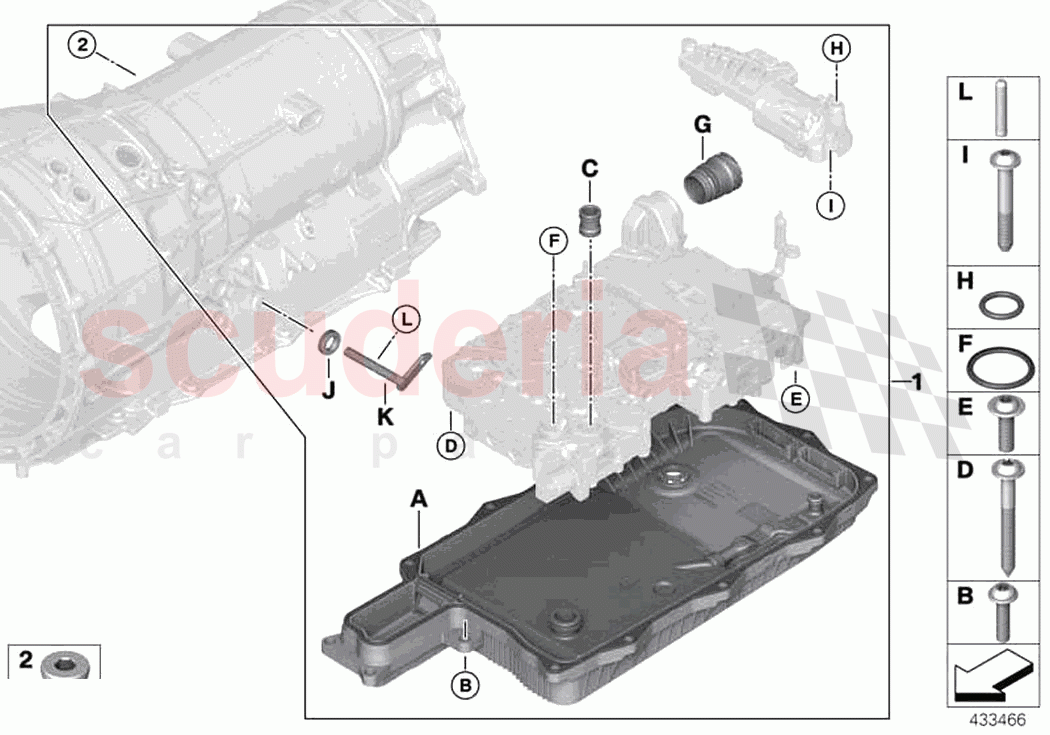 GA8HP95Z selector shaft of Rolls Royce Rolls Royce Ghost Extended RR22(2019-2023)