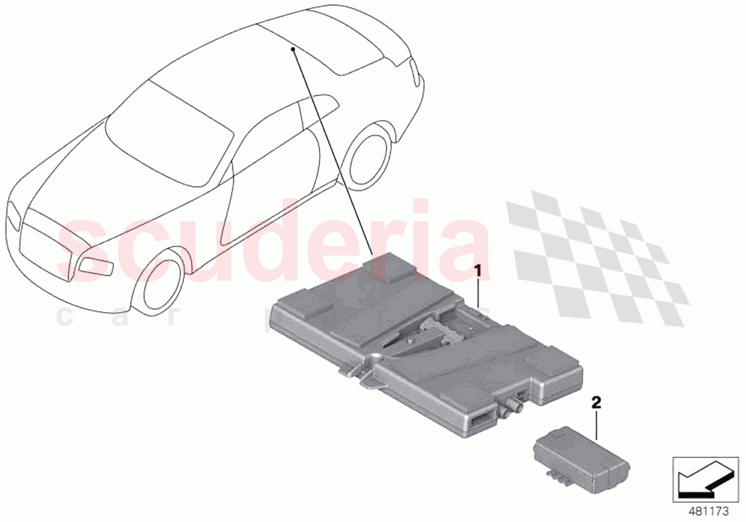 Telematic Communication Box of Rolls Royce Rolls Royce Ghost Extended RR22(2019-2023)