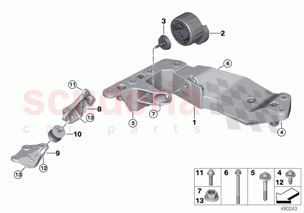 Gearbox suspension of Rolls Royce Rolls Royce Ghost Extended RR22(2019-2023)