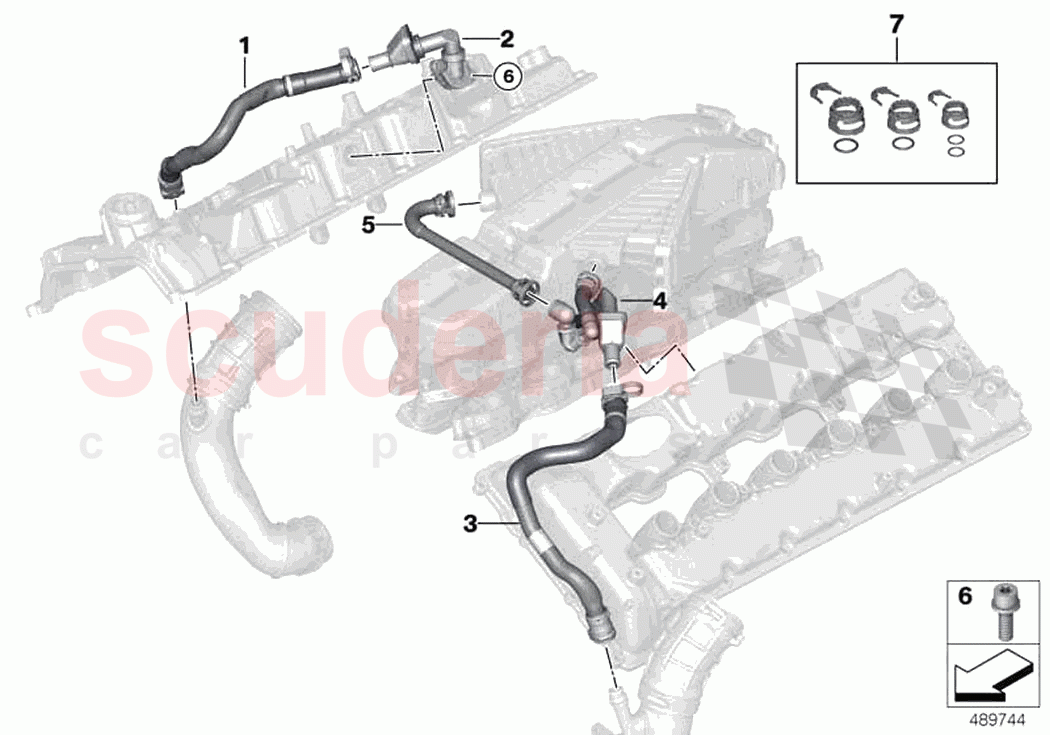 Crankcase Ventilation of Rolls Royce Rolls Royce Ghost Extended RR22(2019-2023)