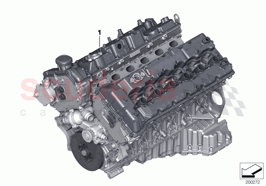 Short Engine of Rolls Royce Rolls Royce Ghost Extended RR22(2019-2023)