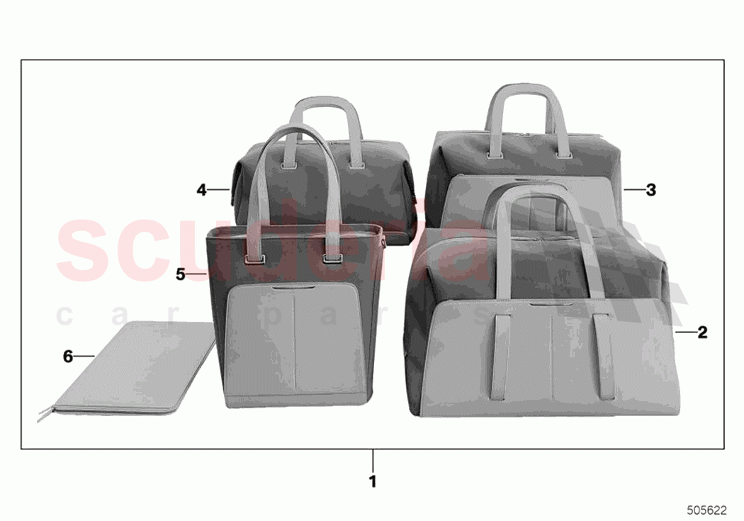 Luggage of Rolls Royce Rolls Royce Ghost Extended RR22(2019-2023)