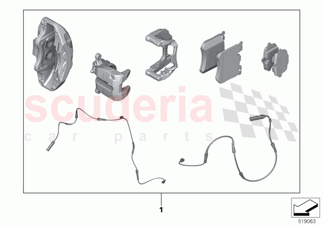 Retrofit Painted Brake Calipers of Rolls Royce Rolls Royce Ghost Extended RR22(2019-2023)
