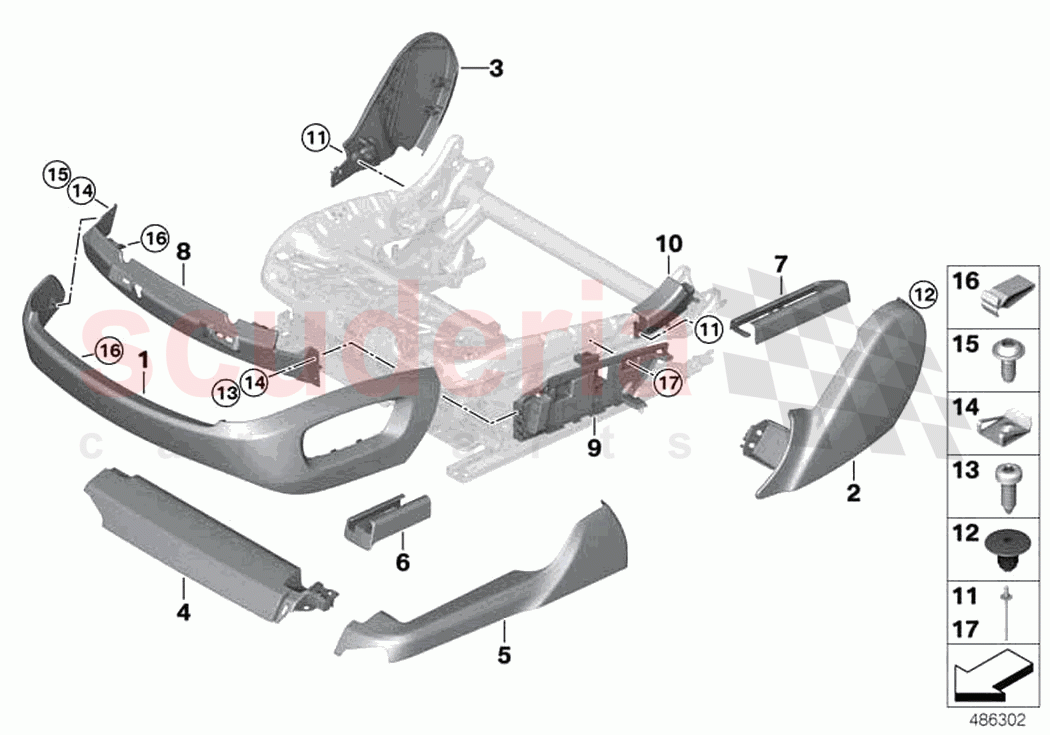 Seat front seat coverings of Rolls Royce Rolls Royce Ghost Extended RR22(2019-2023)