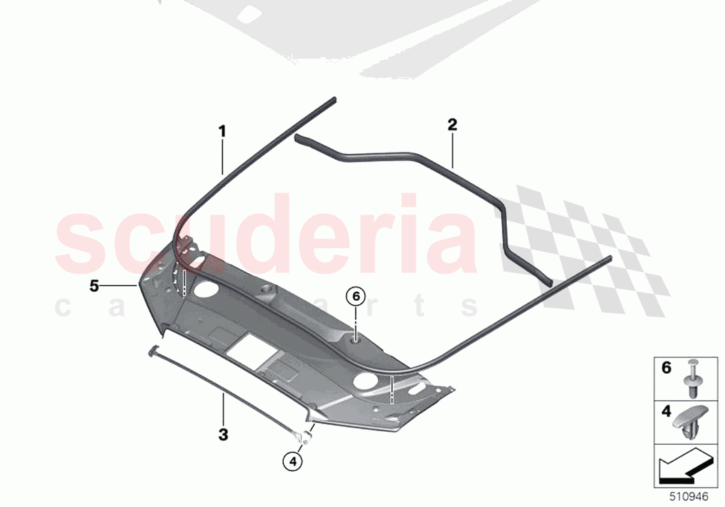Bonnet seals of Rolls Royce Rolls Royce Ghost RR21(2019-2023)