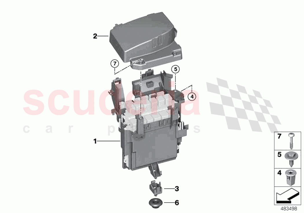 Control unit box of Rolls Royce Rolls Royce Ghost RR21(2019-2023)