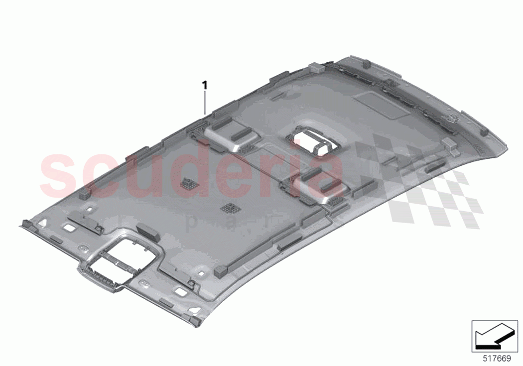 Retrofit starlight headlining of Rolls Royce Rolls Royce Ghost RR21(2019-2023)
