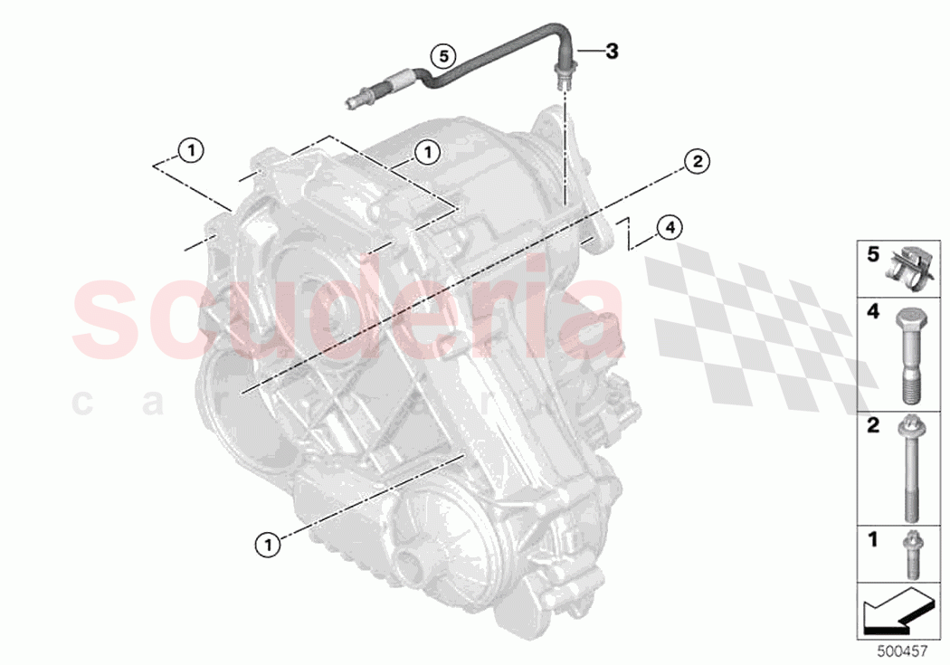 Gearbox mounting ventilation of Rolls Royce Rolls Royce Ghost RR21(2019-2023)