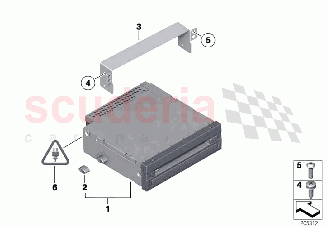 DVD Changer Bracket of Rolls Royce Rolls Royce Ghost RR4(2017-2019)