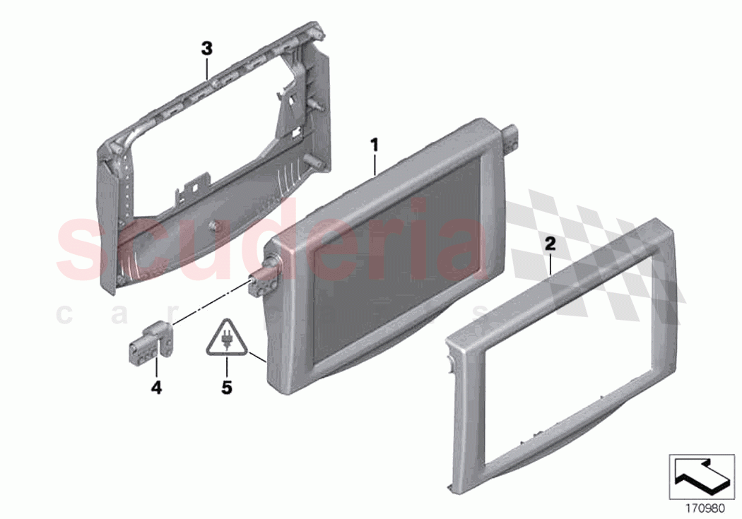 Rear compartment monitor of Rolls Royce Rolls Royce Ghost RR4(2017-2019)